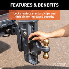 Load image into Gallery viewer, CURT 45932 Rebellion XD Tongue and Hitch Lock Set