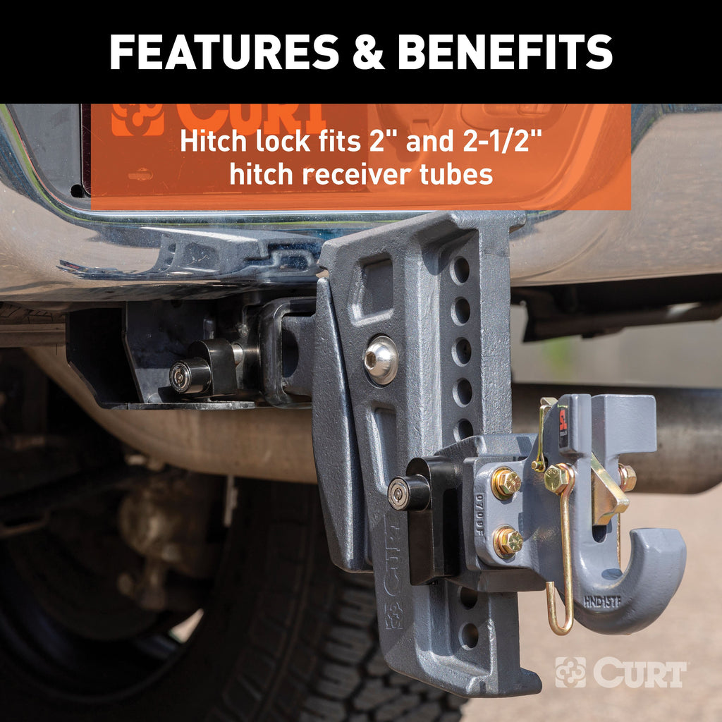 CURT 45932 Rebellion XD Tongue and Hitch Lock Set