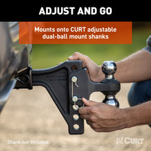 Load image into Gallery viewer, CURT 45933 Dual Ball Attachment for Weight Distribution Shank