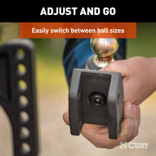 Load image into Gallery viewer, CURT 45934 HD Dual Ball Attachment for Weight Distribution Shank