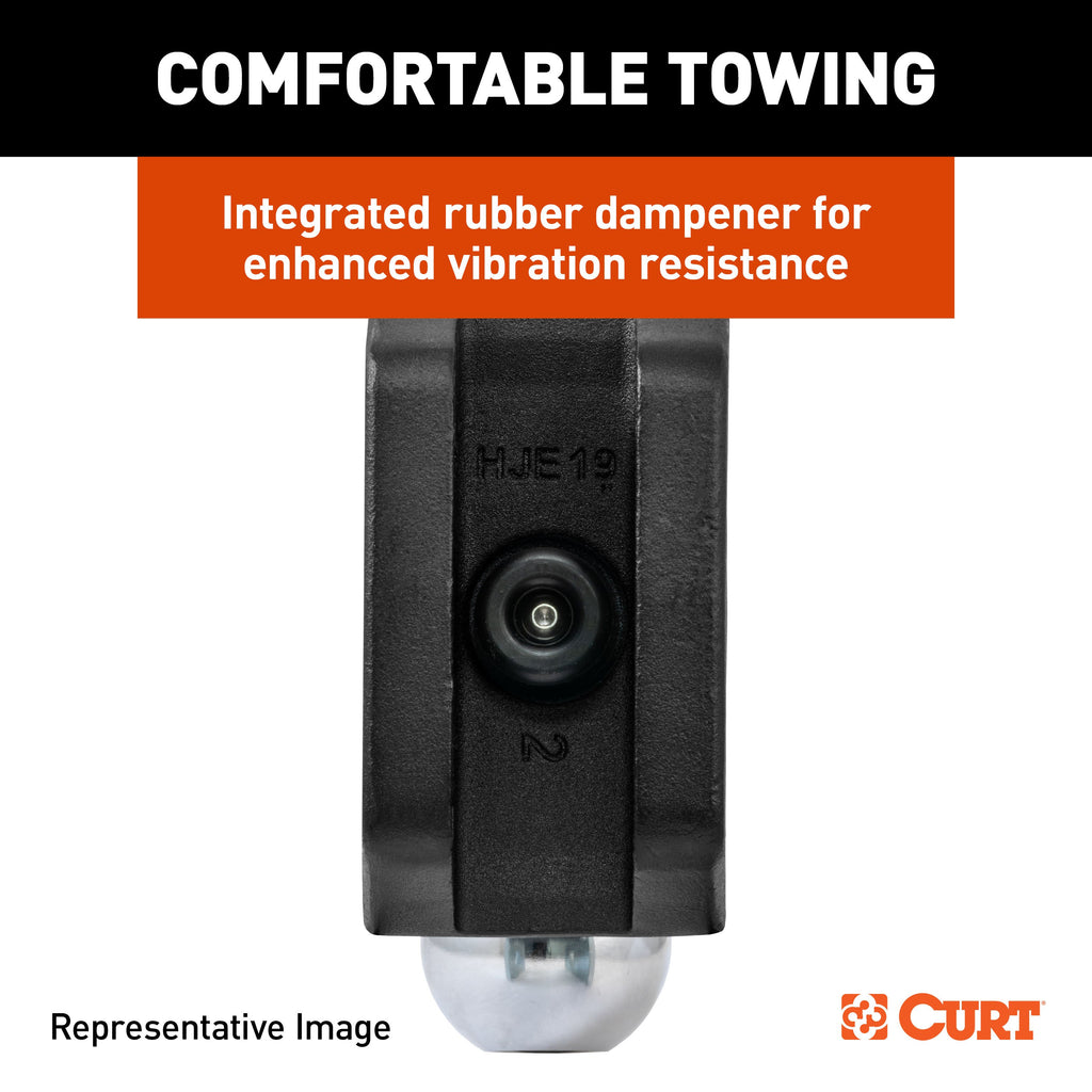 CURT 45934 HD Dual Ball Attachment for Weight Distribution Shank