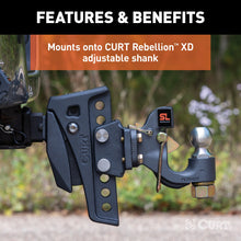 Load image into Gallery viewer, CURT 45950 Rebellion XD Pintle Mount Attachment