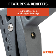 Load image into Gallery viewer, CURT 45951 Rebellion XD Adjustable Cushion Hitch (2" Shank, 2", 2-5/16" Balls, 15K)