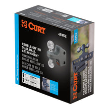 Load image into Gallery viewer, CURT 45952 Replacement Rebellion XD Dual Ball, 2" &amp; 2-5/16", Up to 15K