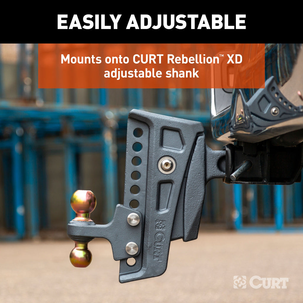 CURT 45953 Replacement Rebellion XD Dual Ball, 2" & 2-5/16", Up to 20K