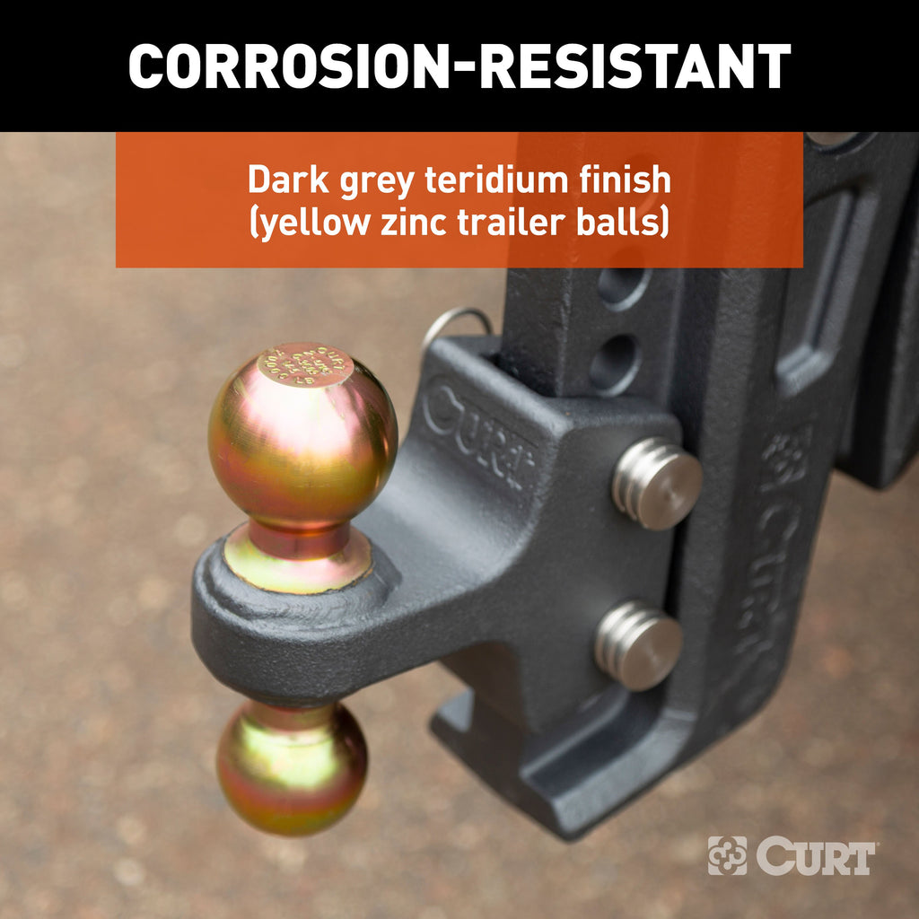 CURT 45953 Replacement Rebellion XD Dual Ball, 2" & 2-5/16", Up to 20K