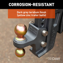 Load image into Gallery viewer, CURT 45953 Replacement Rebellion XD Dual Ball, 2" &amp; 2-5/16", Up to 20K