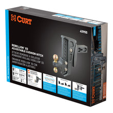 Load image into Gallery viewer, CURT 45955 Rebellion XD Adjustable Cushion Hitch (2-1/2" Shank, 2", 2-5/16" Balls, 20K)