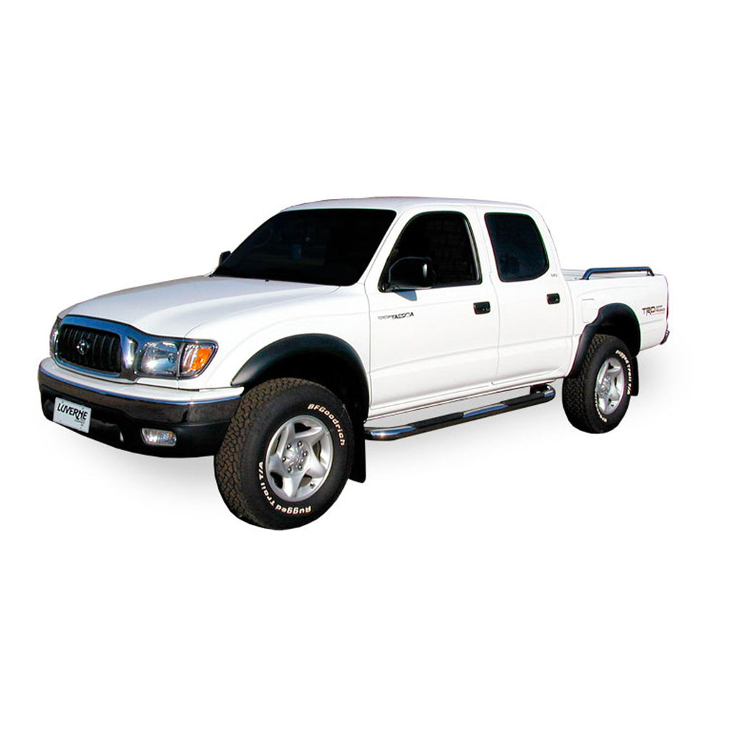 Luverne 460553 LUVERNE 460553 Round Nerf Bars (3 Inch Tubular Polished Stainless Steel)-1 Pair - Truck Part Superstore