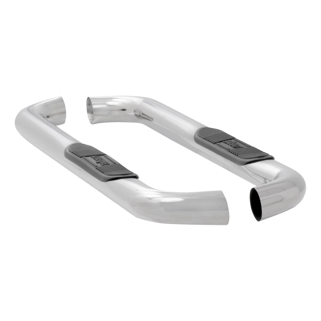 Luverne 460751 3in. 60deg. Nerf Bars-Polished SST - Truck Part Superstore