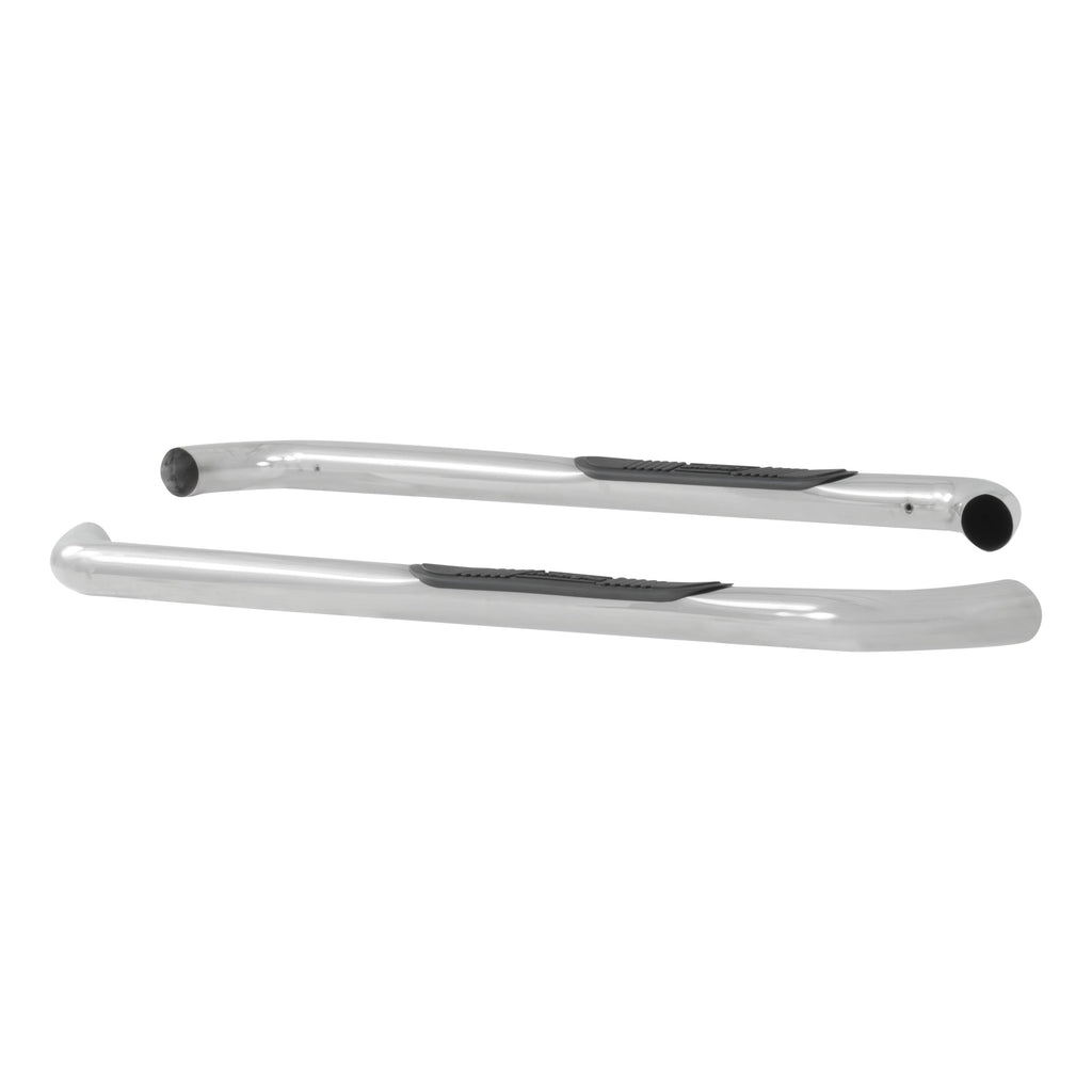Luverne 460751 3in. 60deg. Nerf Bars-Polished SST - Truck Part Superstore