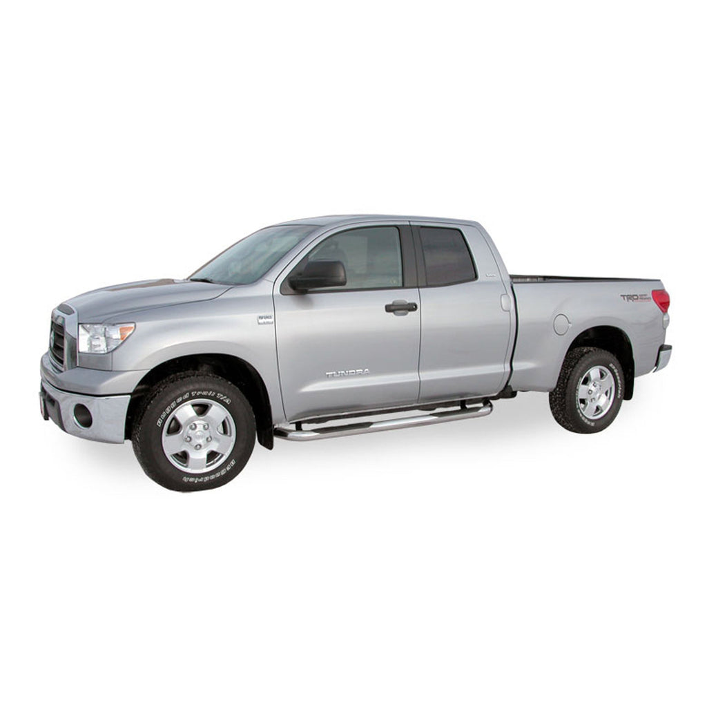 Luverne 460753 3in. 60deg. Nerf Bars-Polished SST - Truck Part Superstore