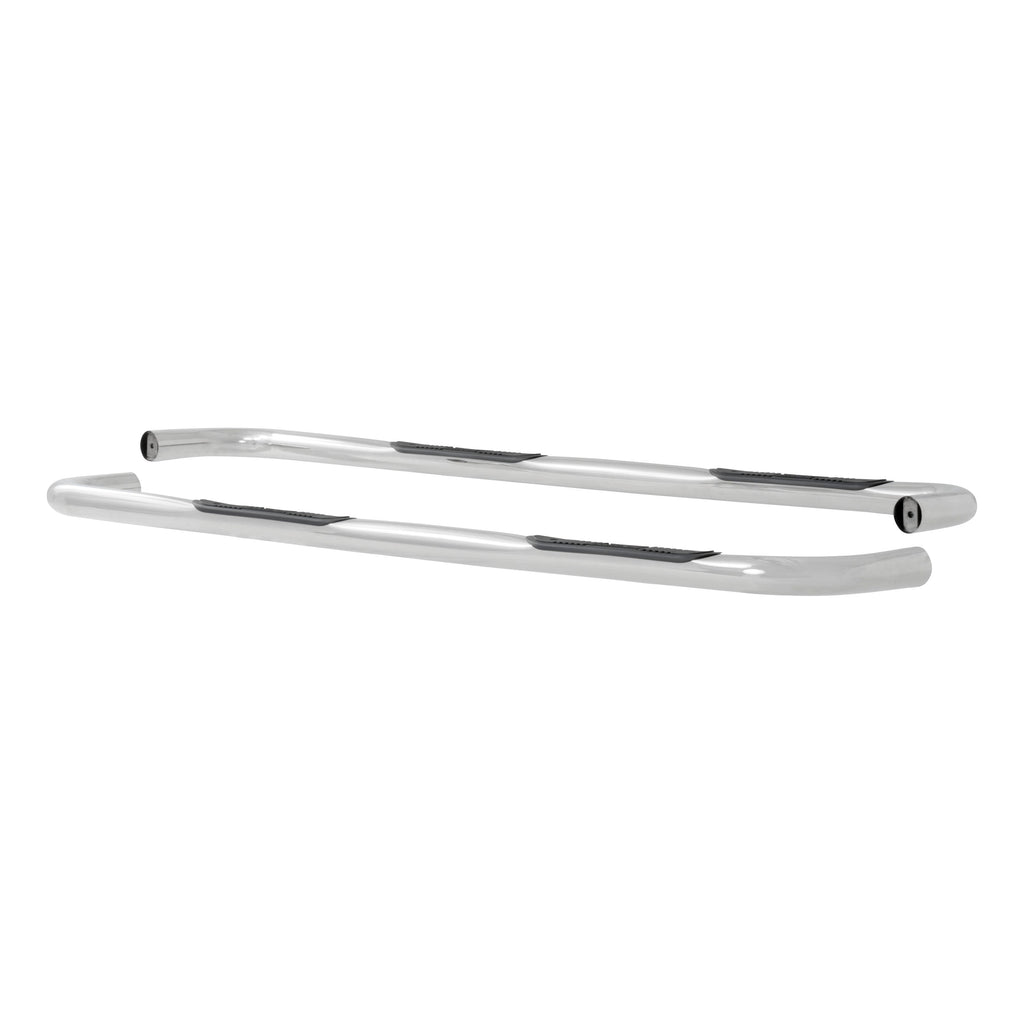 Luverne 461035 LUVERNE 461035 Round Nerf Bars (3 Inch Tubular Polished Stainless Steel)-1 Pair - Truck Part Superstore