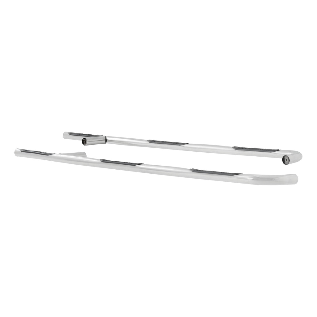 Luverne 461037 LUVERNE 461037 Round Nerf Bars (3 Inch Tubular Polished Stainless Steel)-1 Pair - Truck Part Superstore