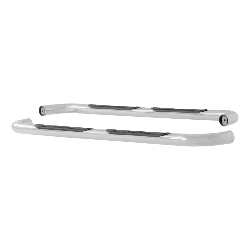 Luverne 461510 LUVERNE 461510 Round Nerf Bars (3 Inch Tubular Polished Stainless Steel)-1 Pair - Truck Part Superstore