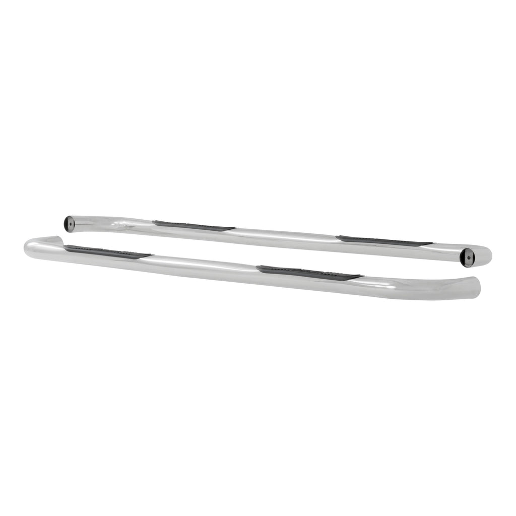 Luverne 461514 LUVERNE 461514 Round Nerf Bars (3 Inch Tubular Polished Stainless Steel)-1 Pair - Truck Part Superstore