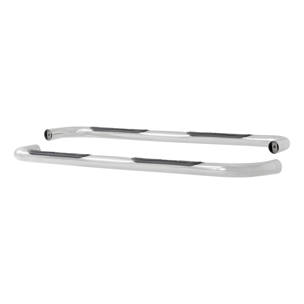 Luverne 461516 LUVERNE 461516 Round Nerf Bars (3 Inch Tubular Polished Stainless Steel)-1 Pair - Truck Part Superstore