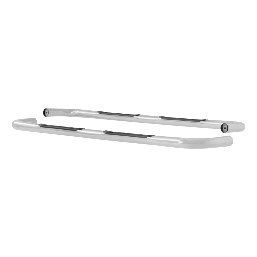 Luverne 461724 LUVERNE 461724 Round Nerf Bars (3 Inch Tubular Polished Stainless Steel)-1 Pair - Truck Part Superstore