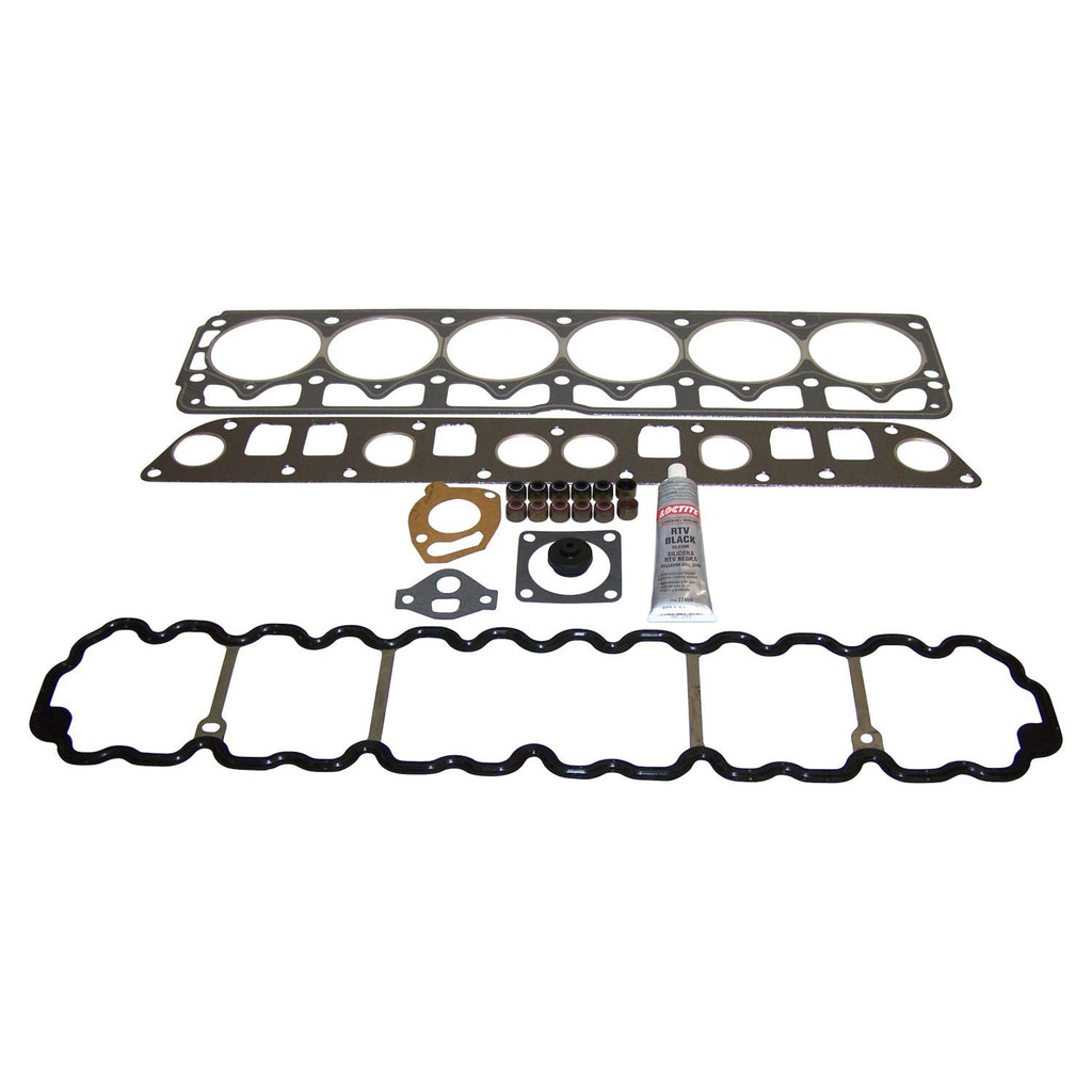 Crown Automotive Jeep Replacement 4636982AD 4.0L Engine Upper Gasket Set for 1991-1999 Jeep TJ, YJ, XJ, MJ, ZJ, ZG w/ 4.0L for Select Jeep Cherokee, Jeep Comanche, Jeep Grand Cherokee, Jeep TJ, Jeep Wrangler