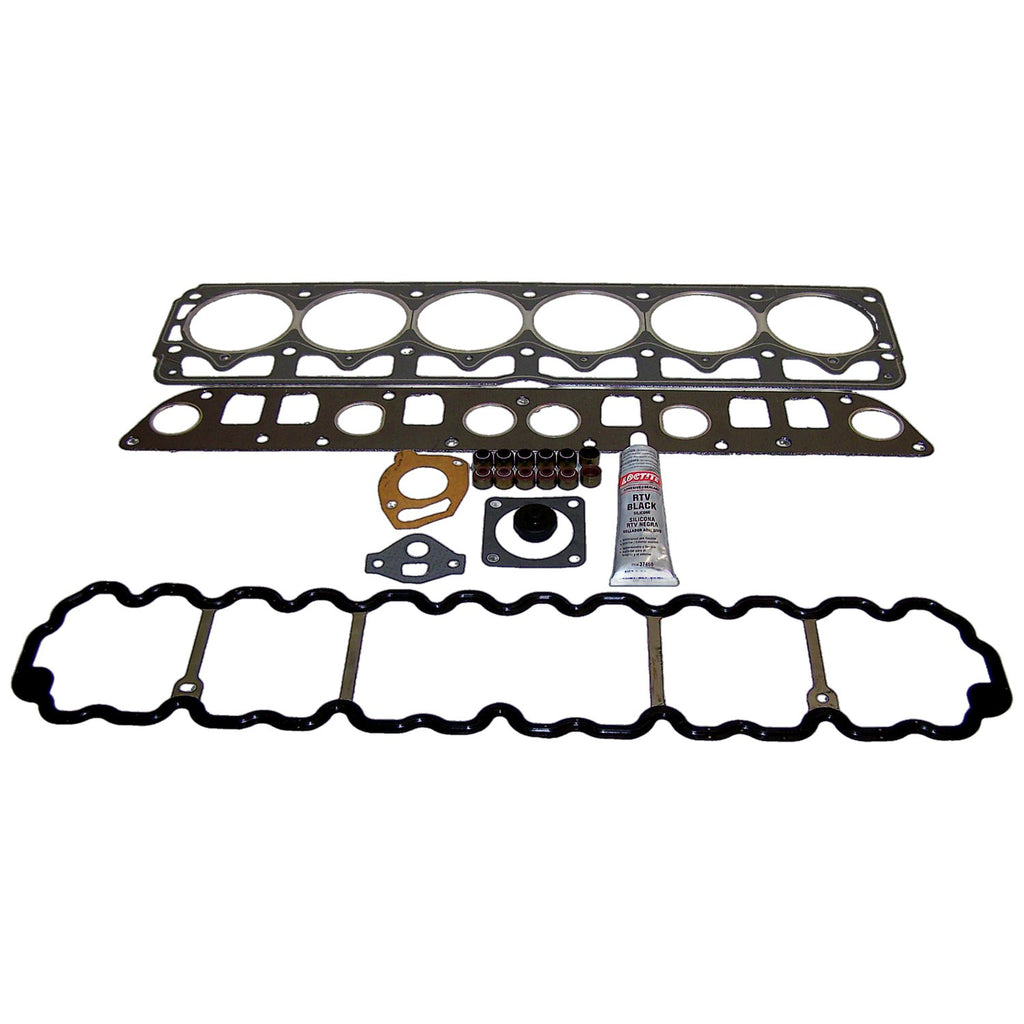 Crown Automotive Jeep Replacement 4636982AD 4.0L Engine Upper Gasket Set for 1991-1999 Jeep TJ, YJ, XJ, MJ, ZJ, ZG w/ 4.0L for Select Jeep Cherokee, Jeep Comanche, Jeep Grand Cherokee, Jeep TJ, Jeep Wrangler
