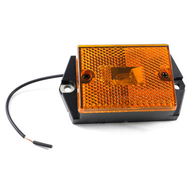 Grote 46393 Clr/Mkr,Yel,Rect,1 Bulb,Built In Rflctr