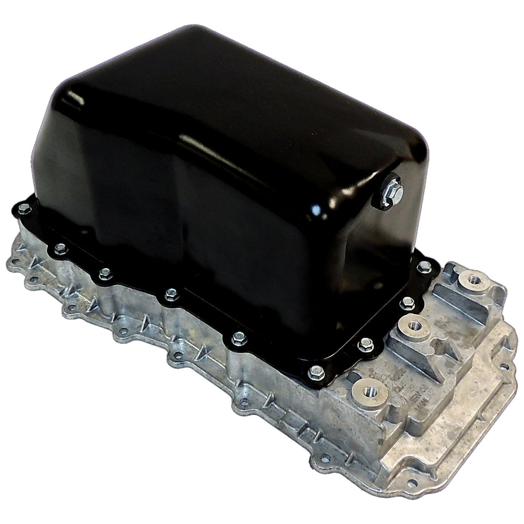 Crown Automotive Jeep Replacement 4666153AC Upper and Lower Oil Pan for 2007-2011 Jeep JK Wrangler w/ 3.8L Engine for Select Jeep Wrangler