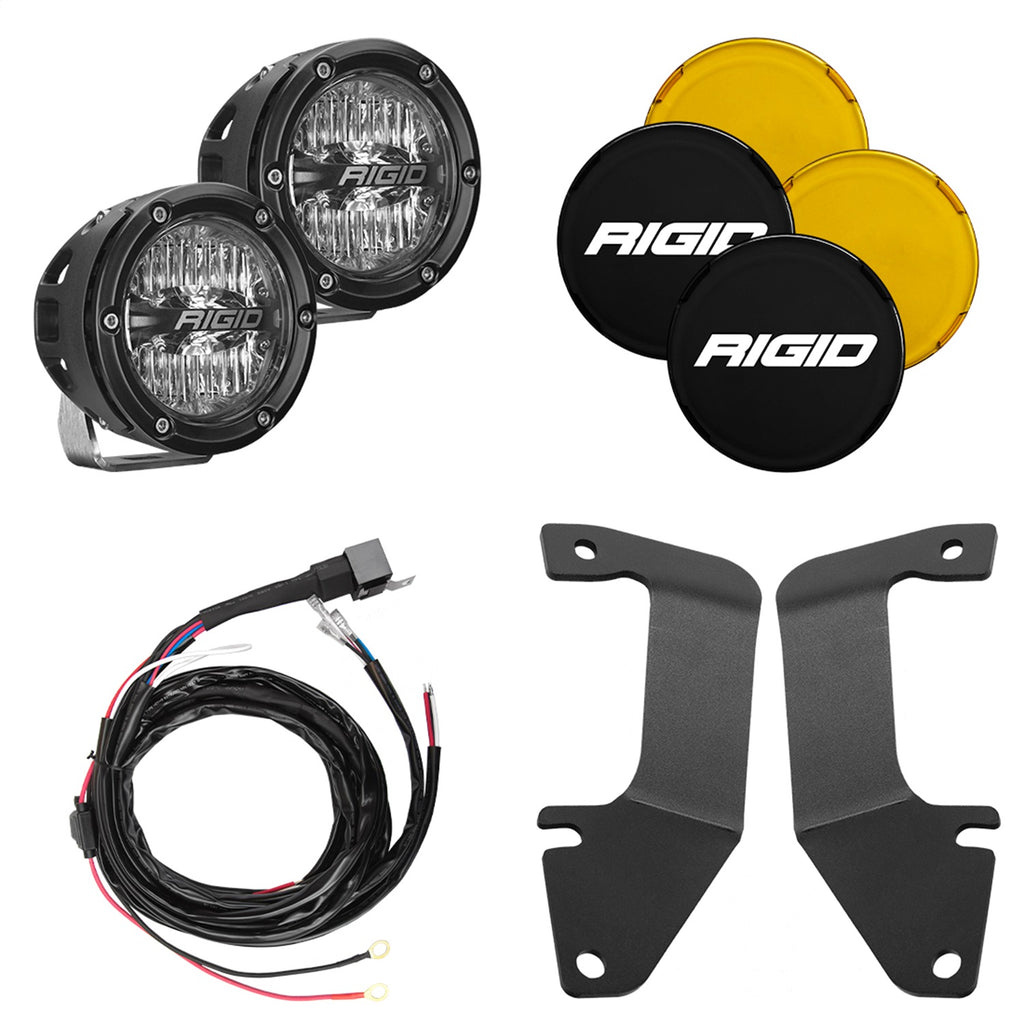 Rigid Industries 46706 RIGID 2014-2020 Toyota Tundra A-Pillar Light Kit; Includes 4In 360-Series Drive for Select Toyota Tundra