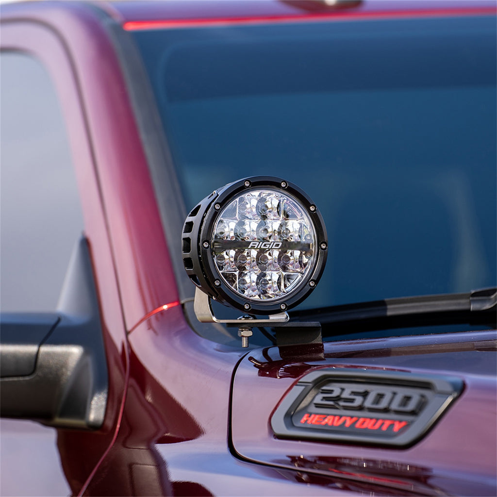 Rigid Industries 46720 RIGID 2019+Dodge RAM 2500/3500 A-Pillar 6in. 360-Series LED Light Kit for Select Ram 2500, Ram