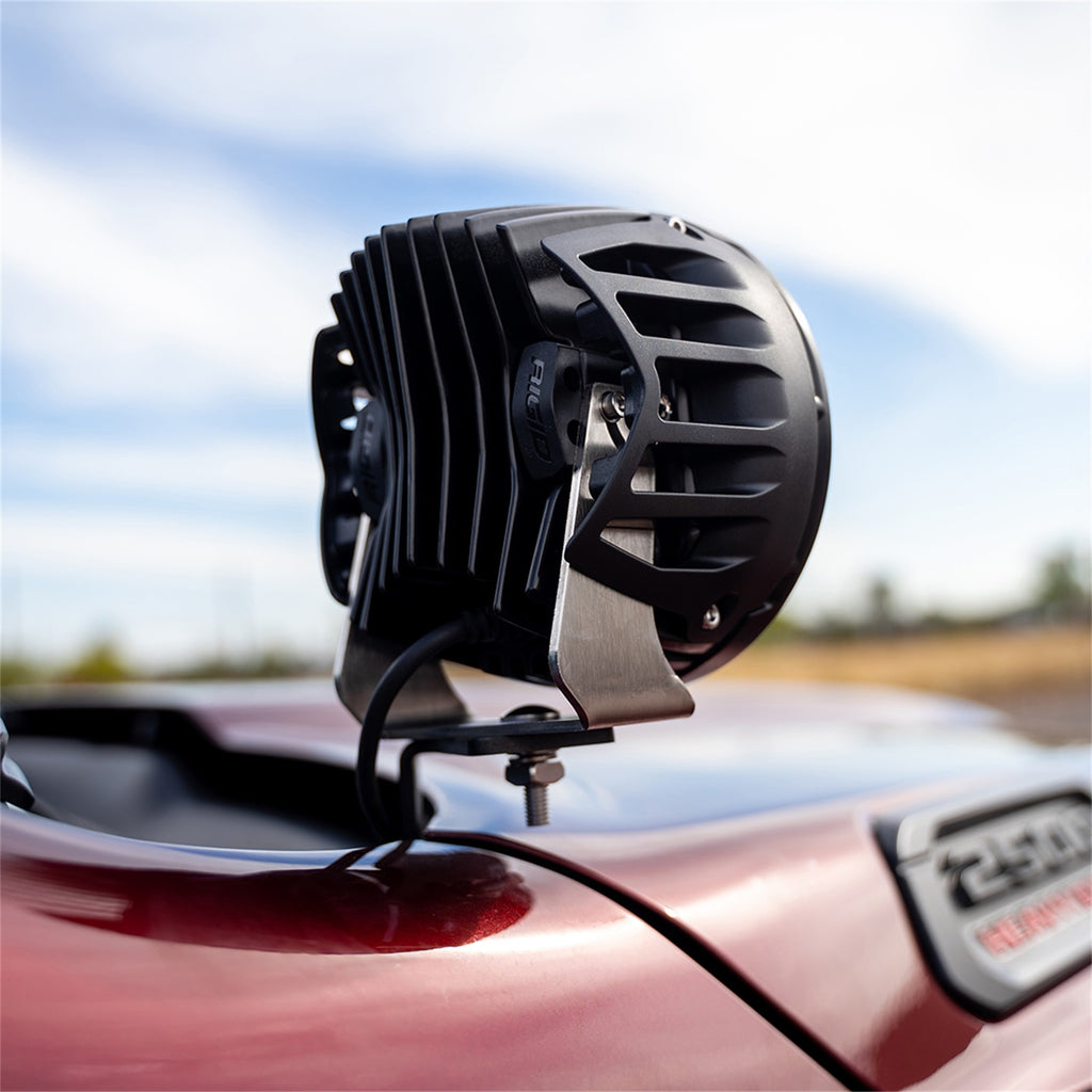 Rigid Industries 46720 RIGID 2019+Dodge RAM 2500/3500 A-Pillar 6in. 360-Series LED Light Kit for Select Ram 2500, Ram