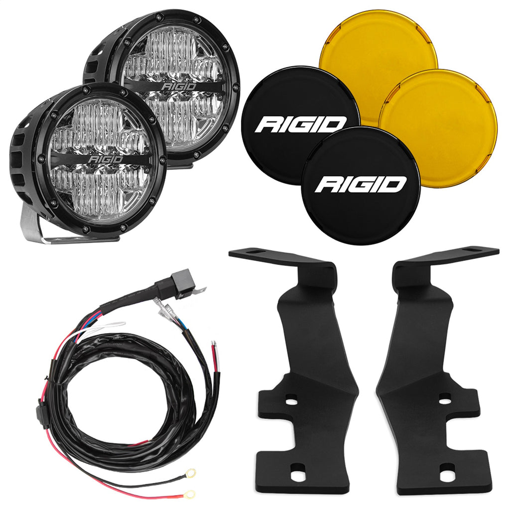 Rigid Industries 46720 RIGID 2019+Dodge RAM 2500/3500 A-Pillar 6in. 360-Series LED Light Kit for Select Ram 2500, Ram