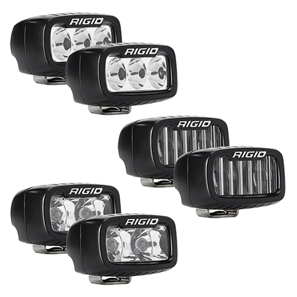 Rigid Industries 46731 2021+Bronco Mod Bumper Triple SR-M Fog Light Kit for Select Ford Bronco