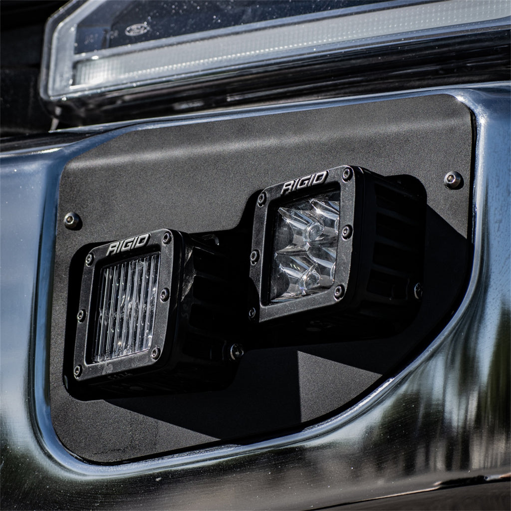Rigid Industries 46733 2020+FORD SUPERDUTY DUAL FOG MOUNT for Select Ford F-250 Super Duty, Ford F-350 Super Duty, Ford F-450 Super Duty