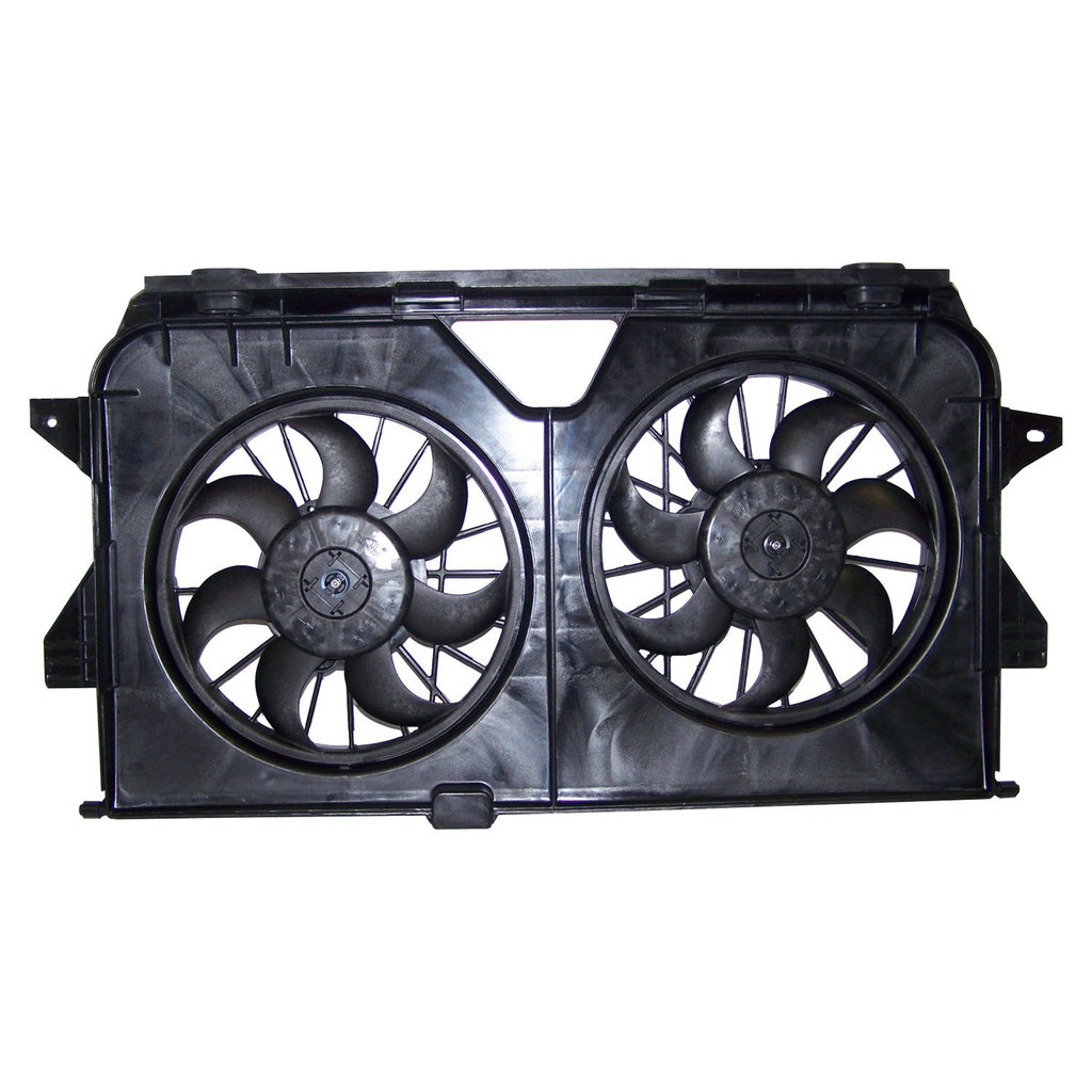 Crown Automotive Jeep Replacement 4677695AA Engine Cooling Fan Assembly for 05-07 RS Minivans w/ 2.4L, 3.3L, 3.8L Engines for Select Chrysler Town & Country, Chrysler Voyager, Dodge Caravan, Dodge Grand Caravan