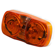 Load image into Gallery viewer, Grote 46793 Two-Bulb Square-Corner Clearance Marker Lights, Duramold
