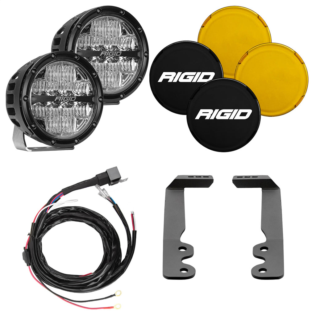 Rigid Industries 46806 360-SERIES 6 INCH LED TOYOTA TUNDRA A-PILLAR KIT 2022+ for Select Toyota Tundra