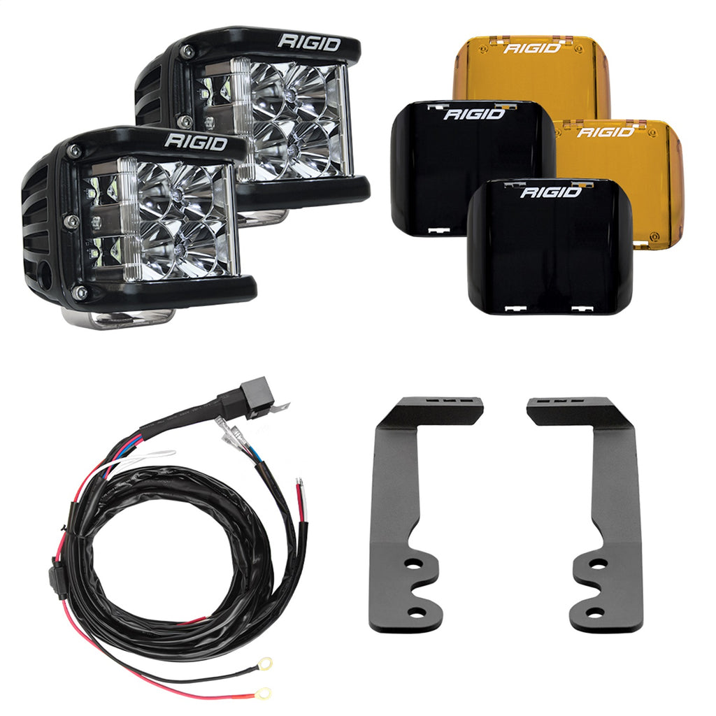 Rigid Industries 46808 2022+Toyota Tundra D-SS Series A-Pillar Lighting Kit for Select Toyota Tundra