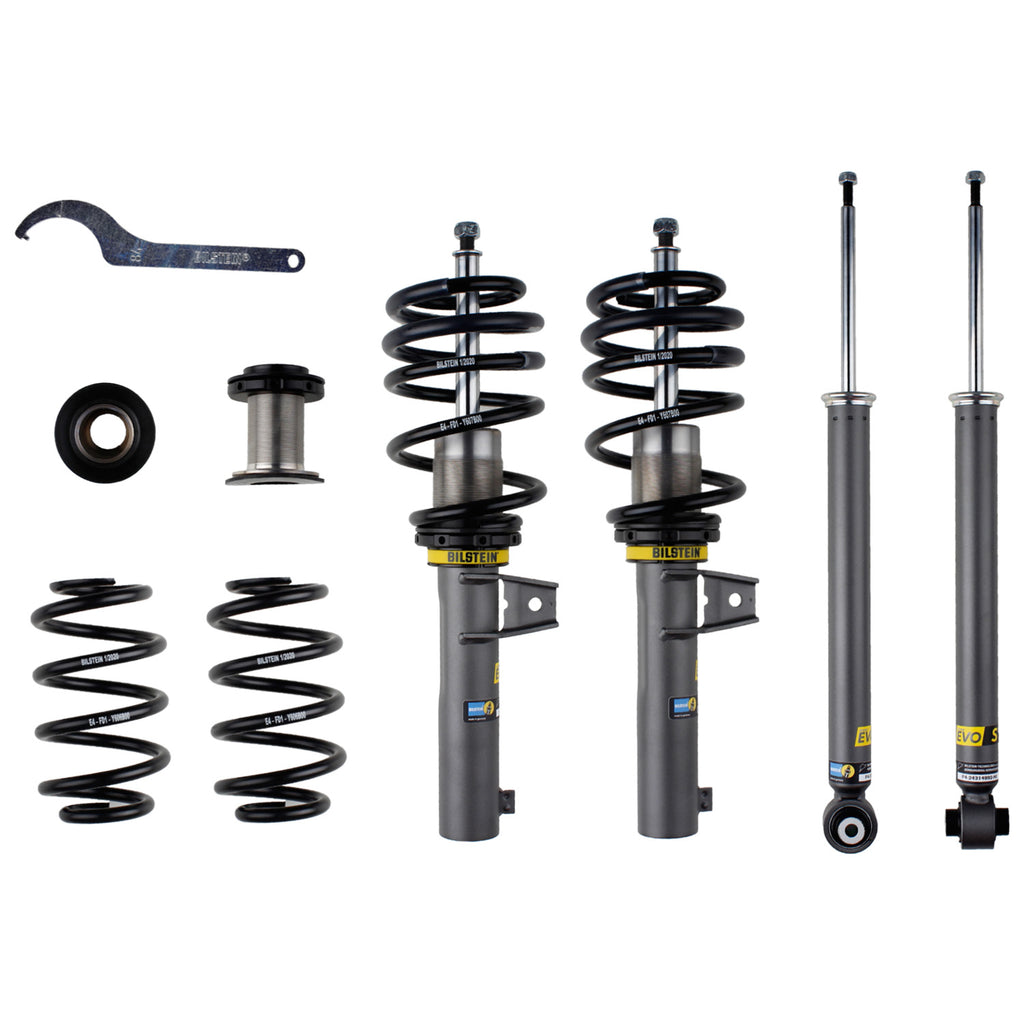 Bilstein 47-309067 EVO S - Suspension Kit for Select Audi A3, Audi A3 Quattro, Audi RS3, Audi S3, Volkswagen Arteon, Volkswagen GTI, Volkswagen Golf Alltrack, Volkswagen Golf R