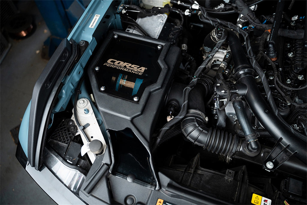Corsa Performance 470036 Closed Box Air Intake With Donaldson Powercore® Dry Filter for Select Ford Bronco