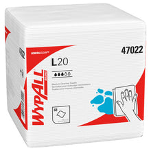 Load image into Gallery viewer, WypAll 47022 L20 Limited Use Towels, Quarterfold