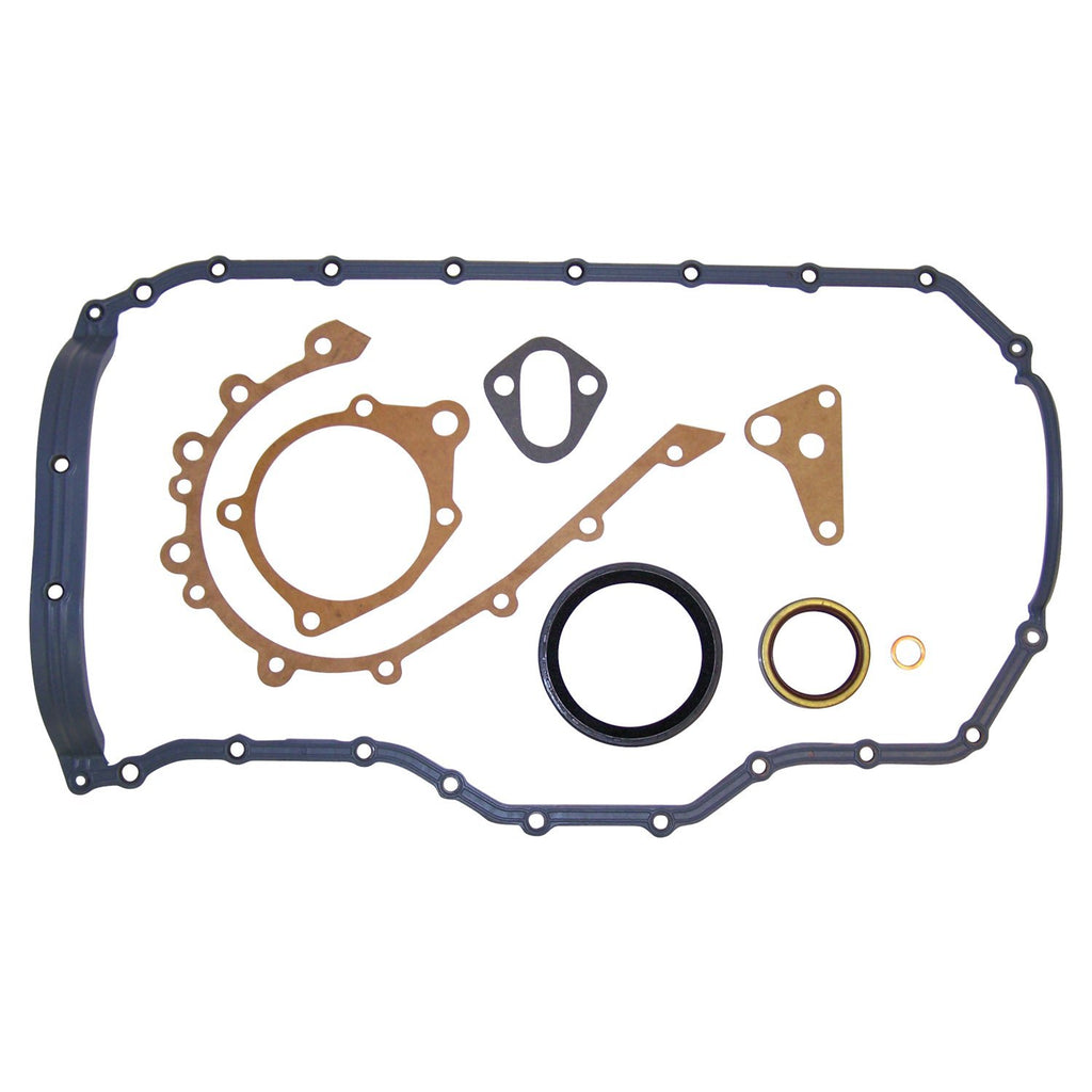 Crown Automotive Jeep Replacement 4713023 Lower Gasket Set for Select 92-02 Jeep Wranglers, Cherokee, Comanche, w/ 2.5L