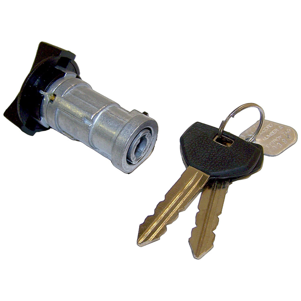 Crown Automotive Jeep Replacement 4723289K Ignition Cylinder Kit, w/ 2 Keys, Coded for Select 91-95 Jeep YJ, XJ, MJ ZJ