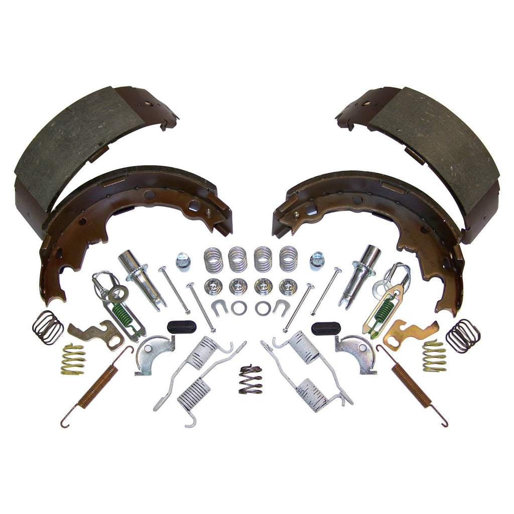 Crown Automotive Jeep Replacement 4723367MK Rear Brake Shoe Service Kit 90-00 Jeep TJ, YJ, XJ, MJ w/ 9" x 2-1/2" Rear Brakes for Select Jeep Cherokee, Jeep Comanche, Jeep TJ, Jeep Wrangler