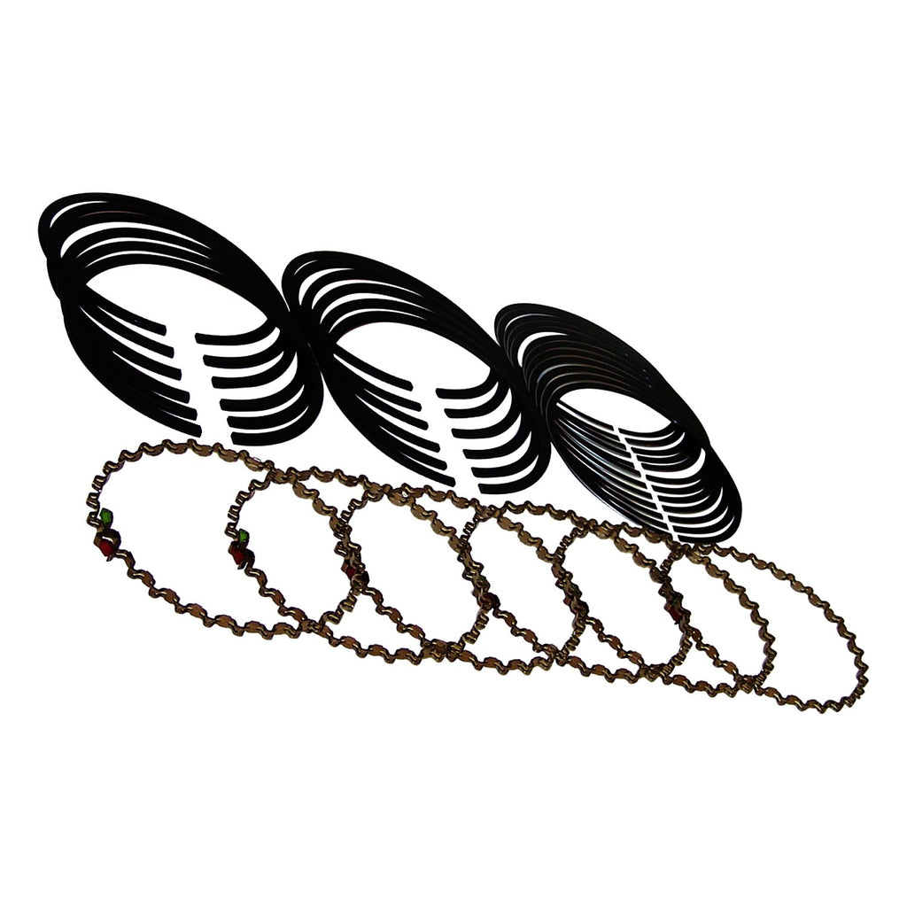 Crown Automotive Jeep Replacement 4762462010 .010" Oversized Piston Ring Set for 87-95 Jeep YJ, XJ, MJ, ZJ w/ 4.0L Engine for Select Jeep Cherokee, Jeep Comanche, Jeep Grand Cherokee, Jeep Wrangler