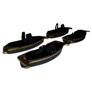 Crown Automotive Jeep Replacement 4762682TI Front Brake Pad Set for 1995-1997 Dodge Neon w/ 5 Studs, Left and Right for Select Dodge Neon