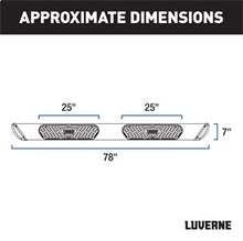 Load image into Gallery viewer, Luverne 477078-401734 LUVERNE 477078-401734 Regal 7 Stainless Steel 78-Inch Truck Side Steps; Select F for Select Ford F-250 Super Duty, Ford F-350 Super Duty, Ford F-450 Super Duty, Ford F-550 Super Duty