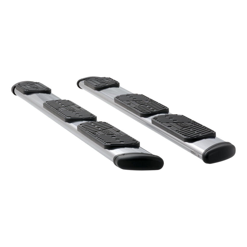 Luverne 477101-401530 Regal 7 Polished Stainless 101in. Oval W2W Steps; Select Ford F-150 Ext; 6ft.6in - Truck Part Superstore