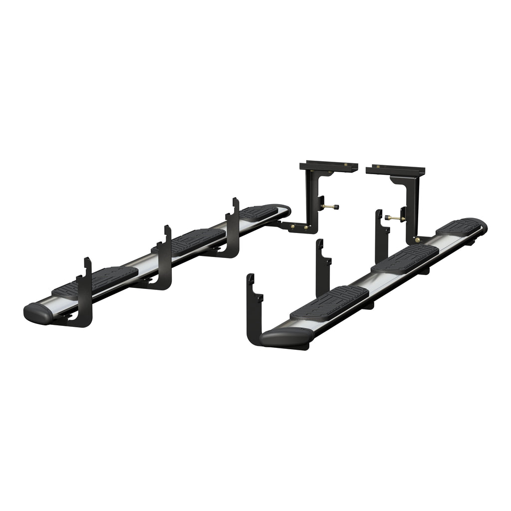 LUVERNE 477108-401733 Regal 7 Polished Stainless 108" Oval W2W Steps, Select Ford F-250, F-350, F-450 - Truck Part Superstore