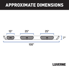 Load image into Gallery viewer, LUVERNE 477108-401733 Regal 7 Polished Stainless 108" Oval W2W Steps, Select Ford F-250, F-350, F-450 - Truck Part Superstore