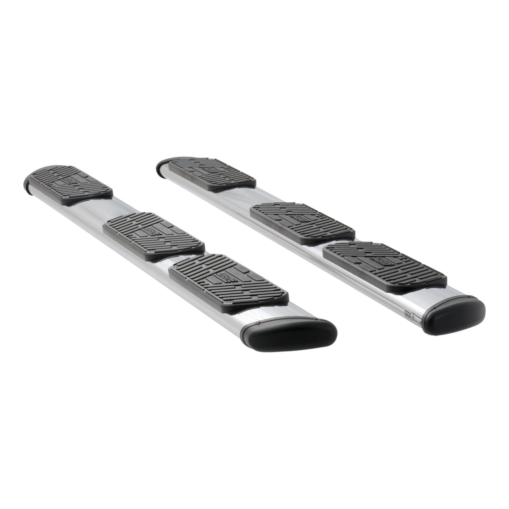 Luverne 477113-401530 Regal 7 Polished Stainless 113in. Oval W2W Steps; Select Ford F-150 Ext; 8ft. Be - Truck Part Superstore