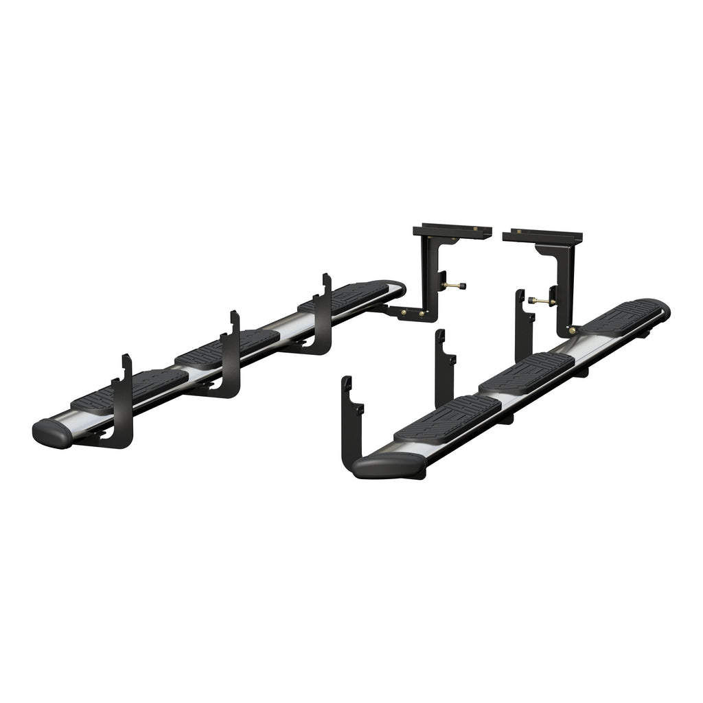 LUVERNE 477113-401733 Regal 7 Polished Stainless 113" Oval W2W Steps, Select Ford F-250, F-350, F-450 - Truck Part Superstore